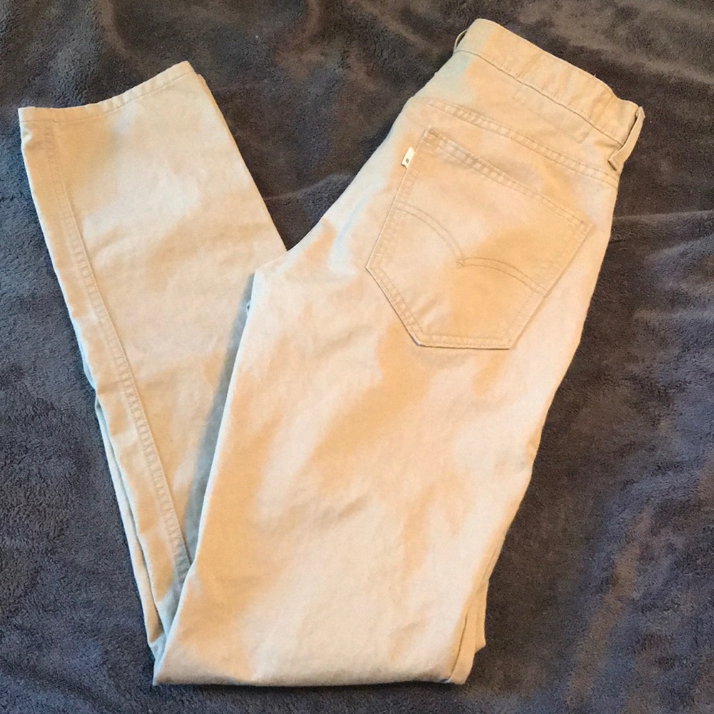 Levi’s Men’s 511 Slim Fit Hybrid Trousers - Khaki